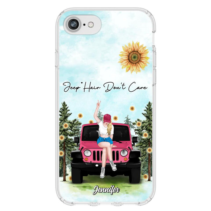 Custom Personalized Off-road Girl Phone Case For iPhone & Samsung - Gift For Off-road Lover