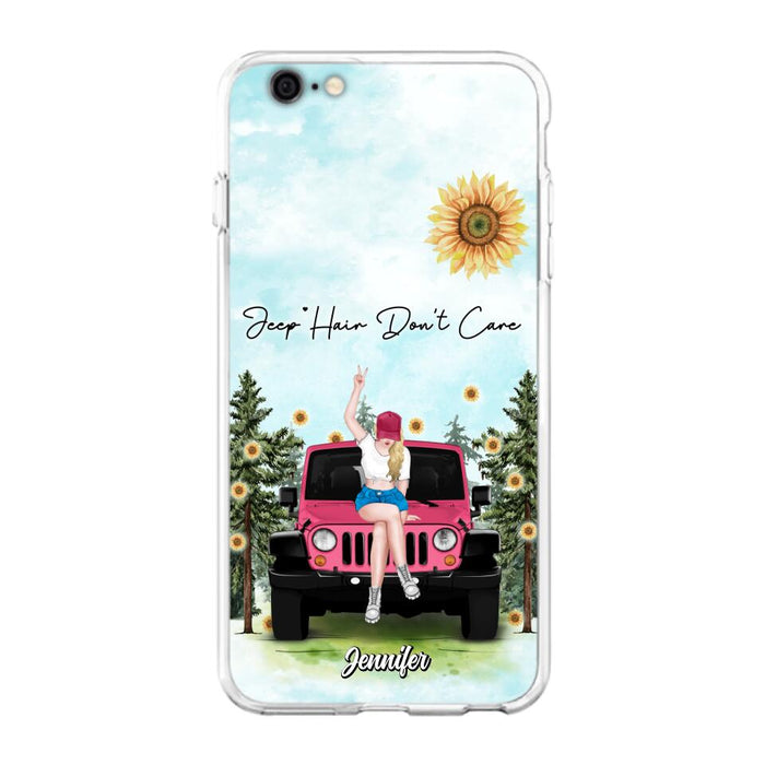 Custom Personalized Off-road Girl Phone Case For iPhone & Samsung - Gift For Off-road Lover