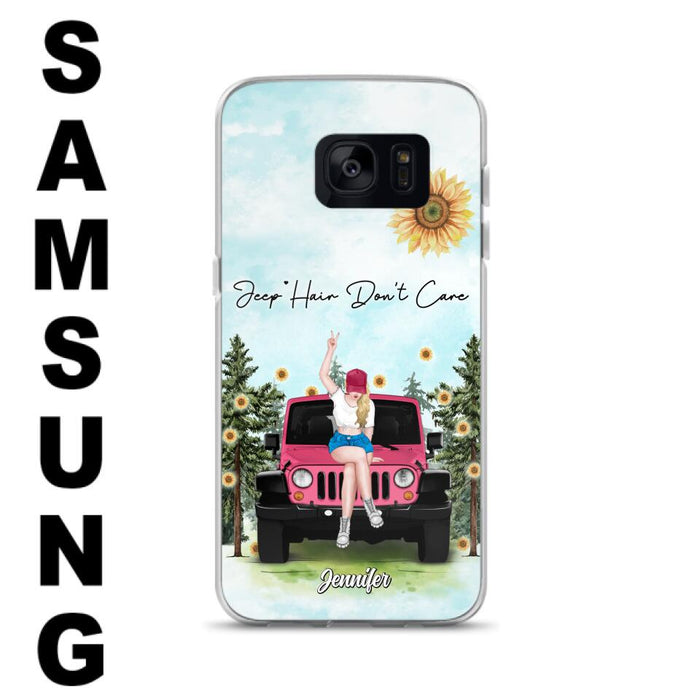 Custom Personalized Off-road Girl Phone Case For iPhone & Samsung - Gift For Off-road Lover