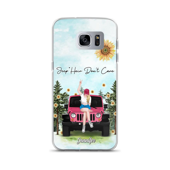 Custom Personalized Off-road Girl Phone Case For iPhone & Samsung - Gift For Off-road Lover