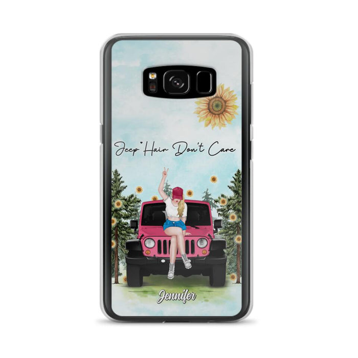 Custom Personalized Off-road Girl Phone Case For iPhone & Samsung - Gift For Off-road Lover