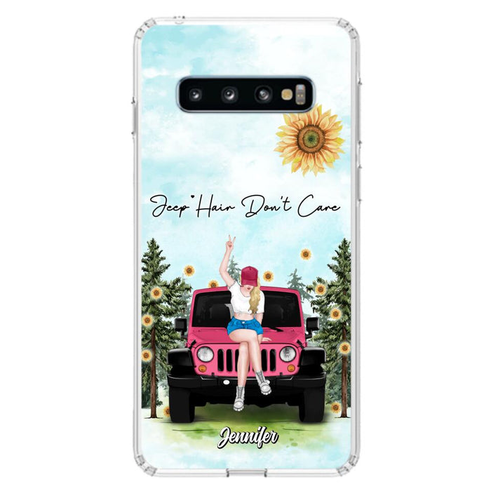 Custom Personalized Off-road Girl Phone Case For iPhone & Samsung - Gift For Off-road Lover