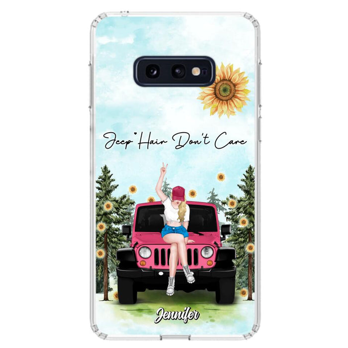 Custom Personalized Off-road Girl Phone Case For iPhone & Samsung - Gift For Off-road Lover