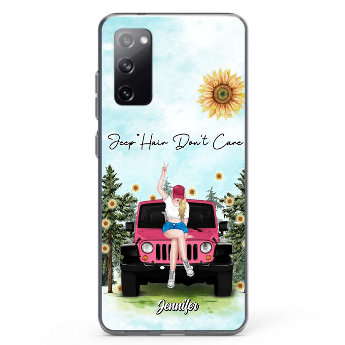 Custom Personalized Off-road Girl Phone Case For iPhone & Samsung - Gift For Off-road Lover