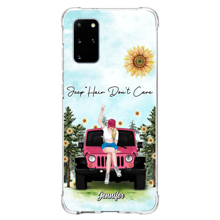 Custom Personalized Off-road Girl Phone Case For iPhone & Samsung - Gift For Off-road Lover