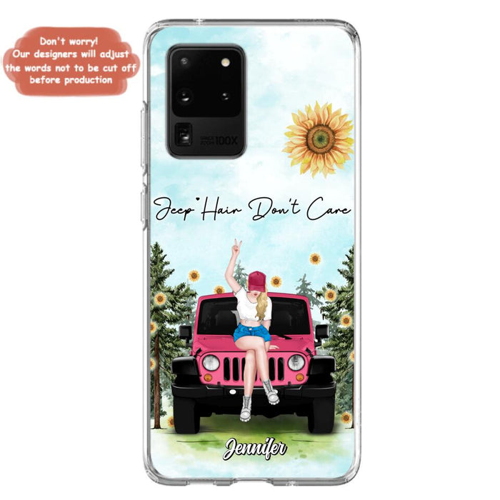 Custom Personalized Off-road Girl Phone Case For iPhone & Samsung - Gift For Off-road Lover