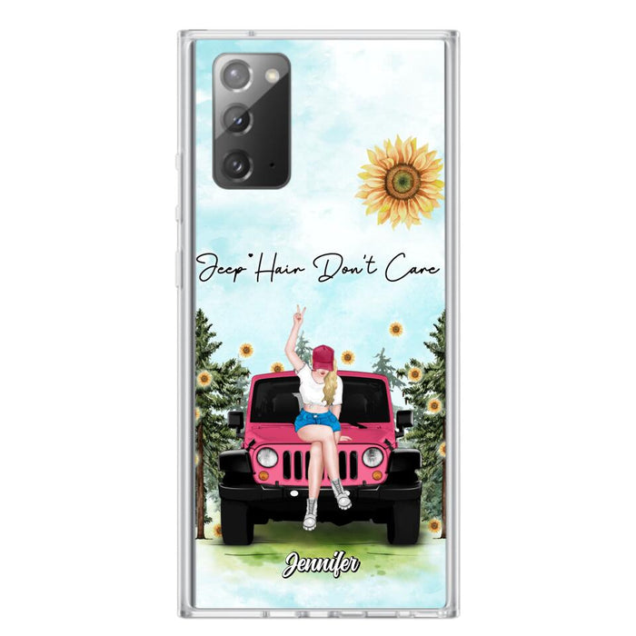 Custom Personalized Off-road Girl Phone Case For iPhone & Samsung - Gift For Off-road Lover