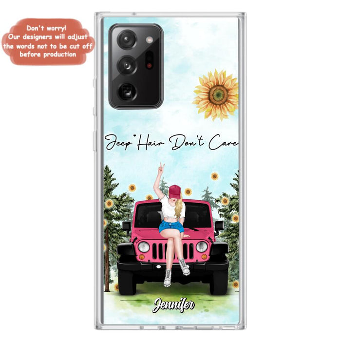 Custom Personalized Off-road Girl Phone Case For iPhone & Samsung - Gift For Off-road Lover