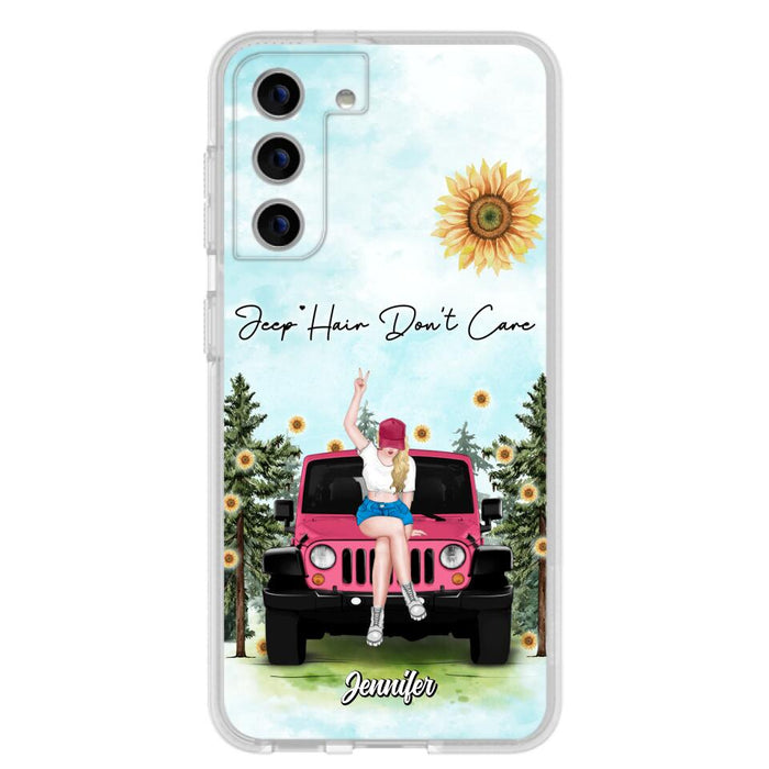 Custom Personalized Off-road Girl Phone Case For iPhone & Samsung - Gift For Off-road Lover