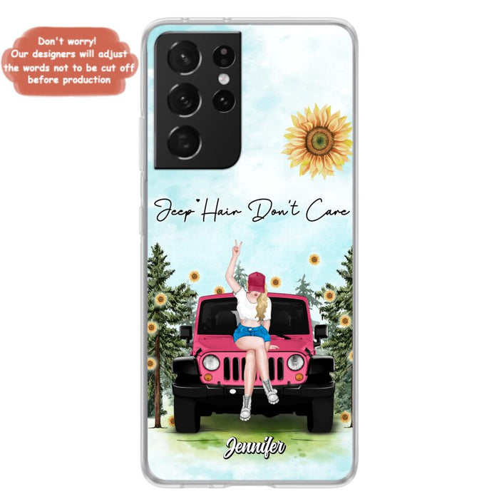 Custom Personalized Off-road Girl Phone Case For iPhone & Samsung - Gift For Off-road Lover