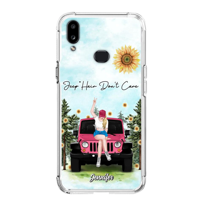 Custom Personalized Off-road Girl Phone Case For iPhone & Samsung - Gift For Off-road Lover