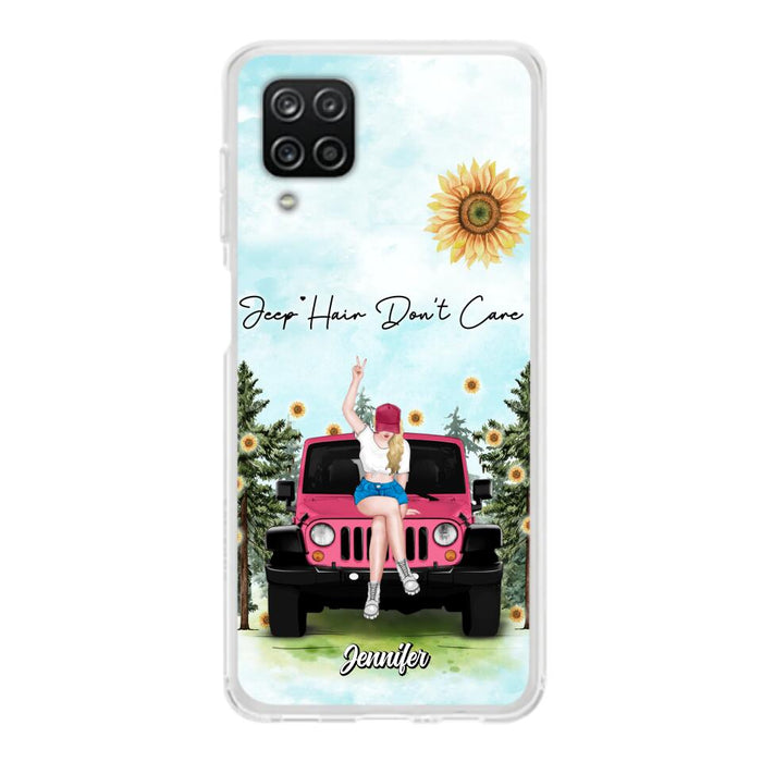 Custom Personalized Off-road Girl Phone Case For iPhone & Samsung - Gift For Off-road Lover