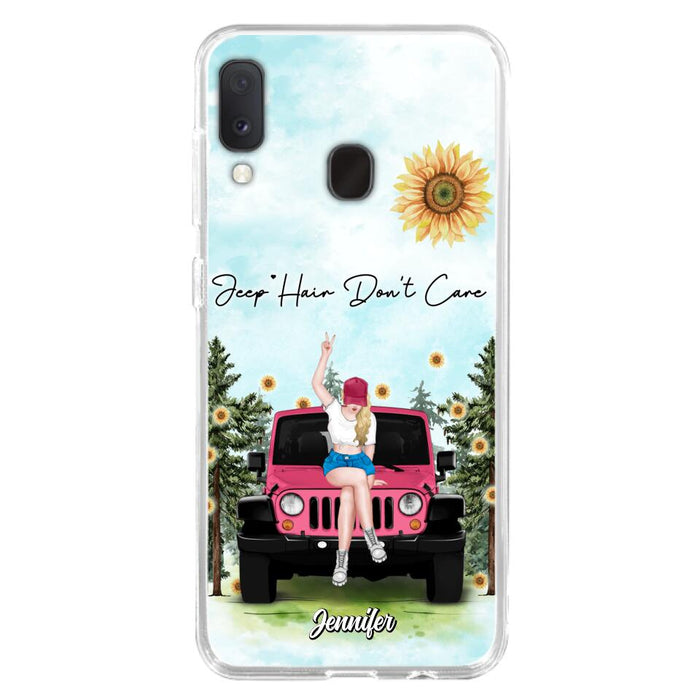 Custom Personalized Off-road Girl Phone Case For iPhone & Samsung - Gift For Off-road Lover