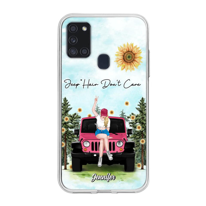 Custom Personalized Off-road Girl Phone Case For iPhone & Samsung - Gift For Off-road Lover