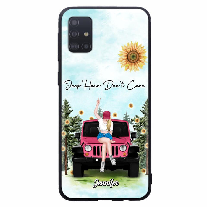 Custom Personalized Off-road Girl Phone Case For iPhone & Samsung - Gift For Off-road Lover