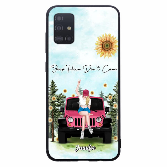 Custom Personalized Off-road Girl Phone Case For iPhone & Samsung - Gift For Off-road Lover