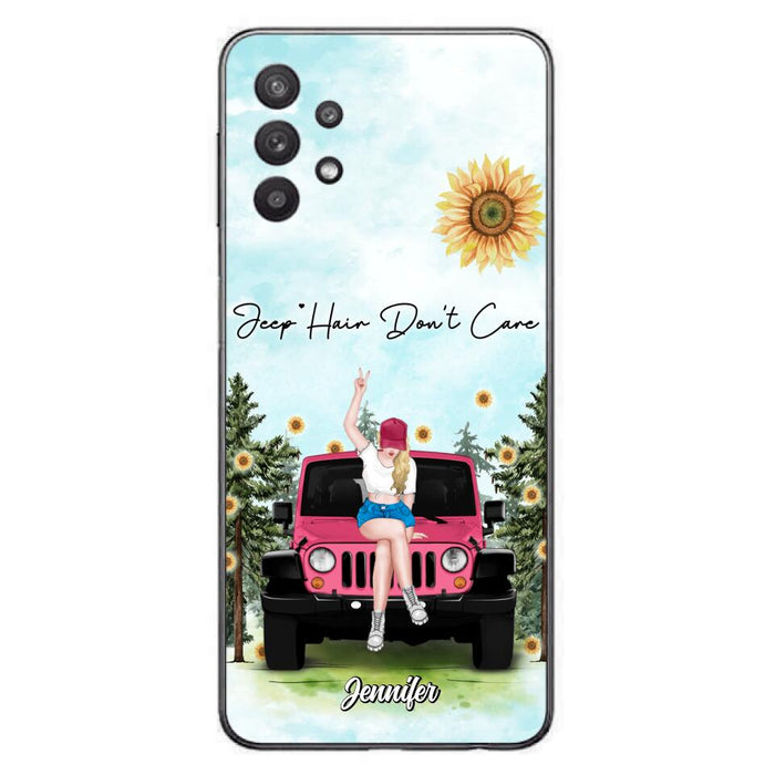 Custom Personalized Off-road Girl Phone Case For iPhone & Samsung - Gift For Off-road Lover