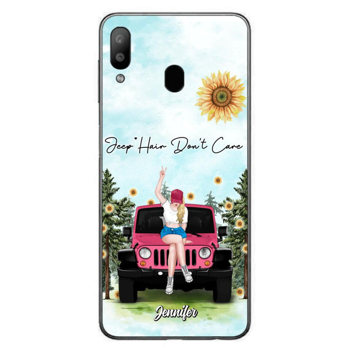 Custom Personalized Off-road Girl Phone Case For iPhone & Samsung - Gift For Off-road Lover