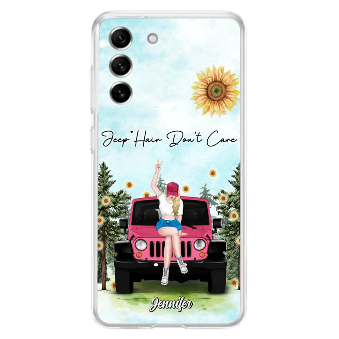 Custom Personalized Off-road Girl Phone Case For iPhone & Samsung - Gift For Off-road Lover