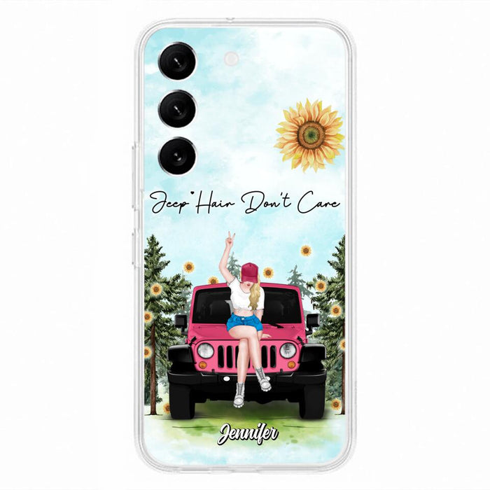 Custom Personalized Off-road Girl Phone Case For iPhone & Samsung - Gift For Off-road Lover