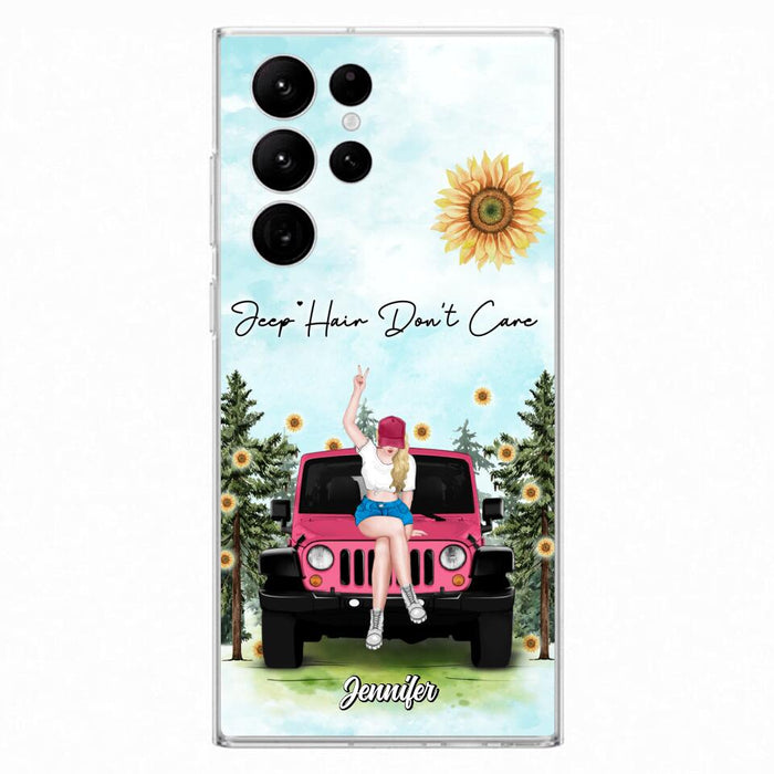 Custom Personalized Off-road Girl Phone Case For iPhone & Samsung - Gift For Off-road Lover