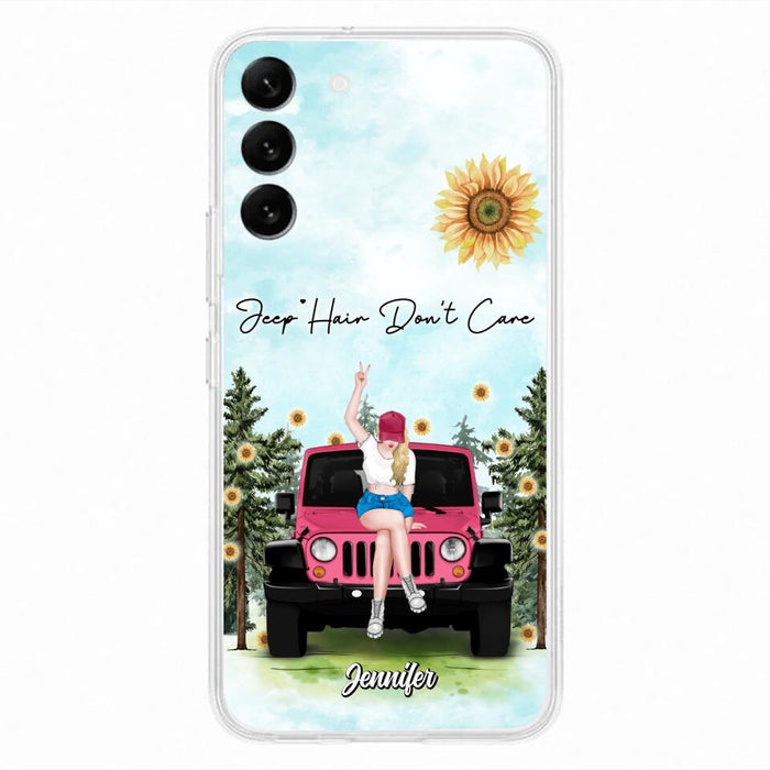 Custom Personalized Off-road Girl Phone Case For iPhone & Samsung - Gift For Off-road Lover