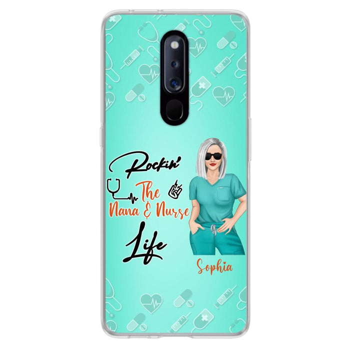 Custom Personalized Nurse Phone Case For Xiaomi/ Oppo/ Huawei - Gift Idea For Mother's Day 2022 - Rockin' The Nana & Nurse