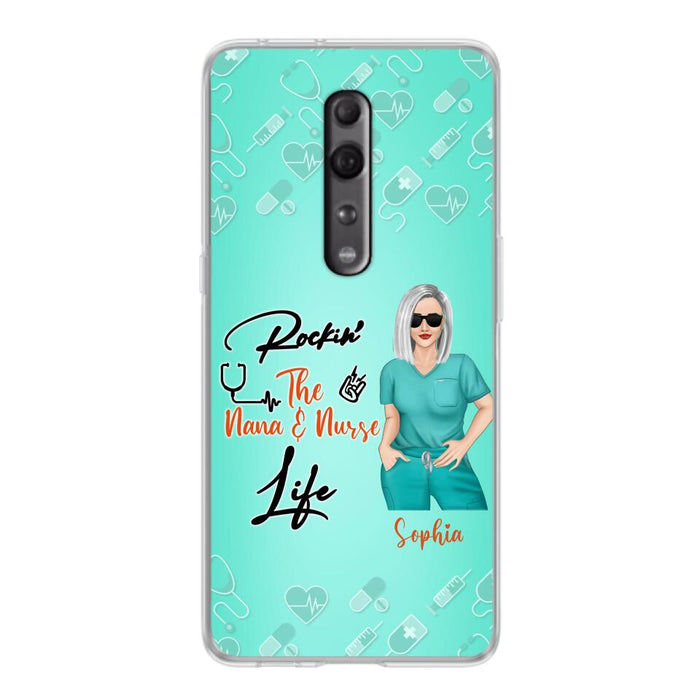 Custom Personalized Nurse Phone Case For Xiaomi/ Oppo/ Huawei - Gift Idea For Mother's Day 2022 - Rockin' The Nana & Nurse