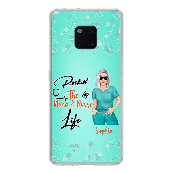 Custom Personalized Nurse Phone Case For Xiaomi/ Oppo/ Huawei - Gift Idea For Mother's Day 2022 - Rockin' The Nana & Nurse