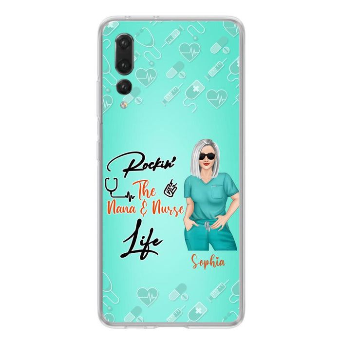 Custom Personalized Nurse Phone Case For Xiaomi/ Oppo/ Huawei - Gift Idea For Mother's Day 2022 - Rockin' The Nana & Nurse