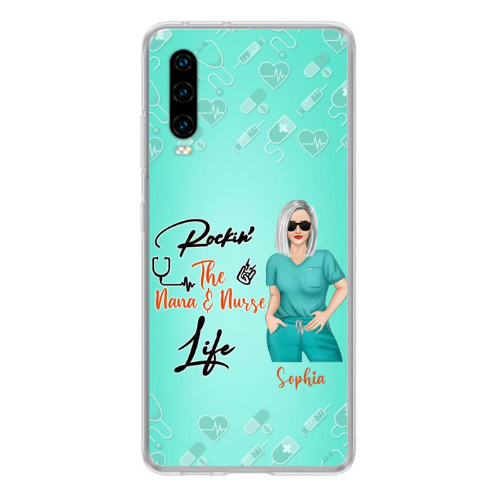 Custom Personalized Nurse Phone Case For Xiaomi/ Oppo/ Huawei - Gift Idea For Mother's Day 2022 - Rockin' The Nana & Nurse