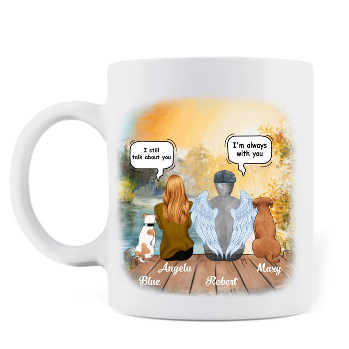 Custom Personalized Memorial Coffee Mug - Gift From Daughter To Father - I Miss Him So Much