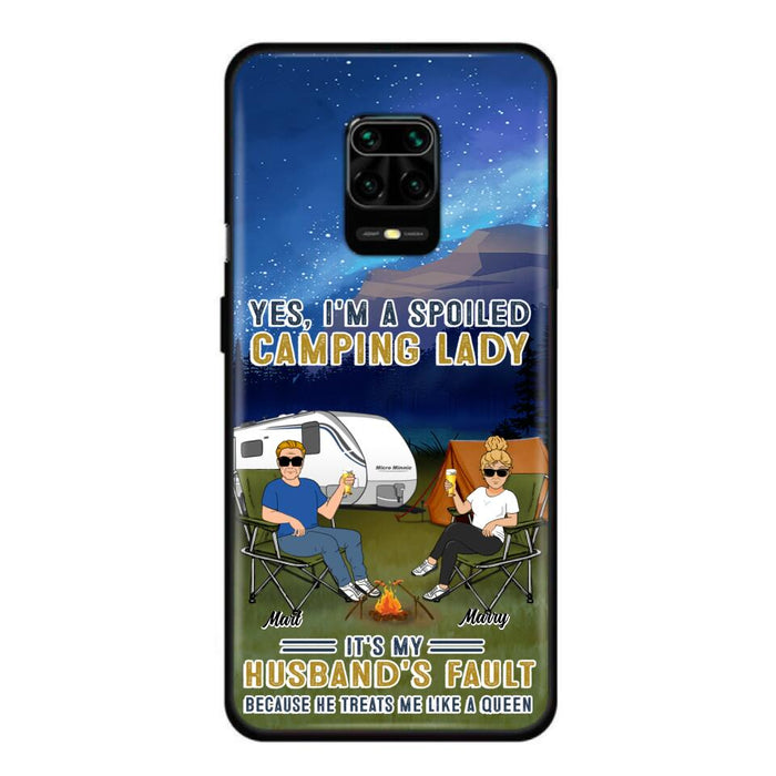 Custom Personalized Husband And Wife Camping Phone Case - Gift Idea For Camping Couple - Yes, I'm A Spoiled Camping Lady - Case For Xiaomi, Oppo And Huawei