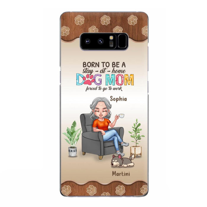 Custom Personalized Dog Mom Phone Case - Upto 4 Dogs - Retired Gift Idea For Mother - Dog Lover