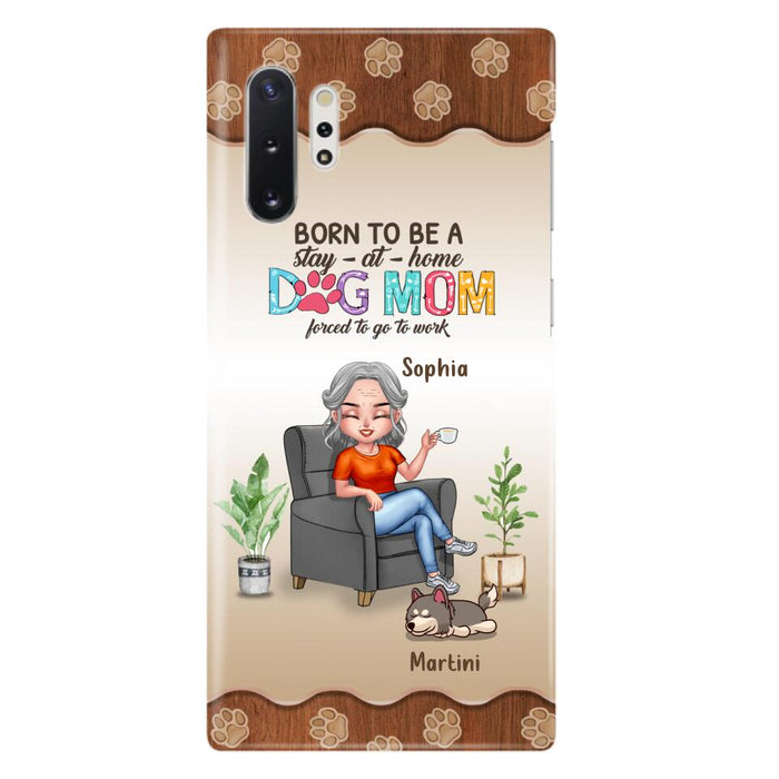 Custom Personalized Dog Mom Phone Case - Upto 4 Dogs - Retired Gift Idea For Mother - Dog Lover