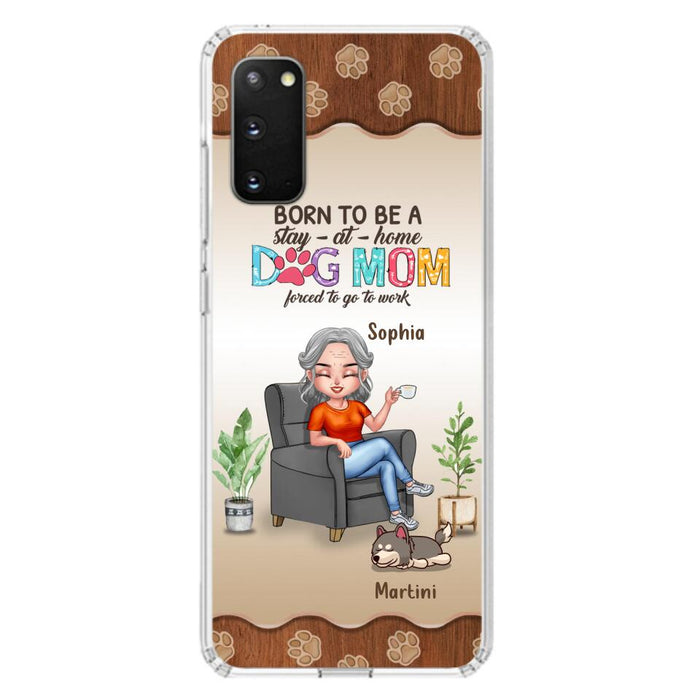 Custom Personalized Dog Mom Phone Case - Upto 4 Dogs - Retired Gift Idea For Mother - Dog Lover