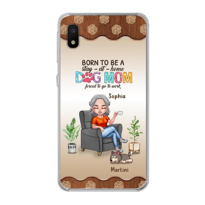 Custom Personalized Dog Mom Phone Case - Upto 4 Dogs - Retired Gift Idea For Mother - Dog Lover