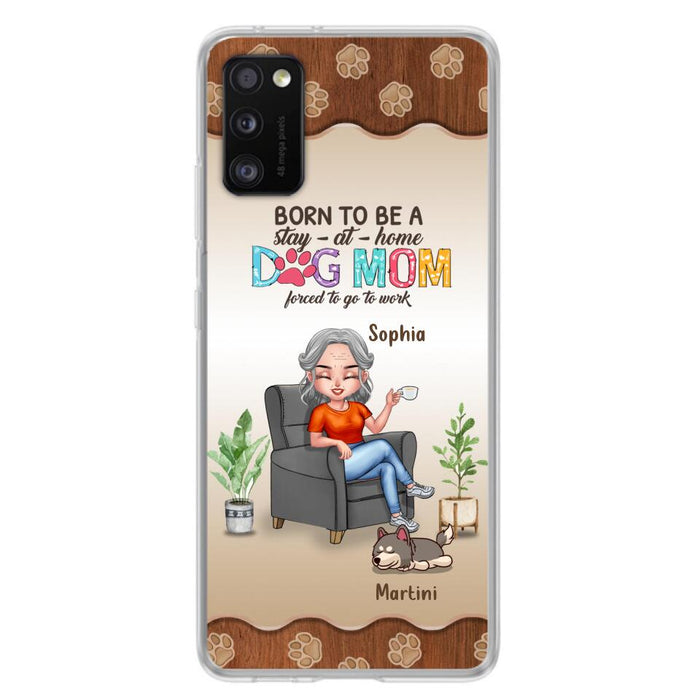 Custom Personalized Dog Mom Phone Case - Upto 4 Dogs - Retired Gift Idea For Mother - Dog Lover