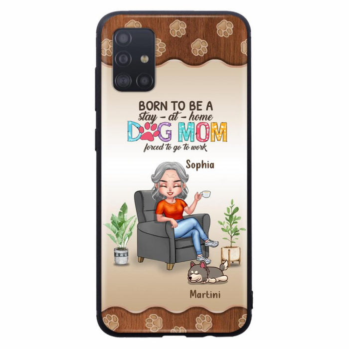 Custom Personalized Dog Mom Phone Case - Upto 4 Dogs - Retired Gift Idea For Mother - Dog Lover