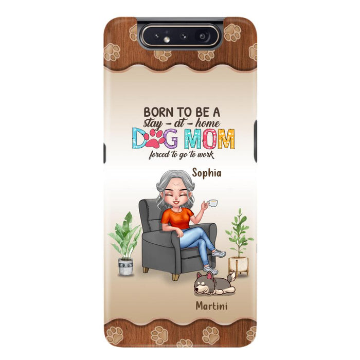 Custom Personalized Dog Mom Phone Case - Upto 4 Dogs - Retired Gift Idea For Mother - Dog Lover