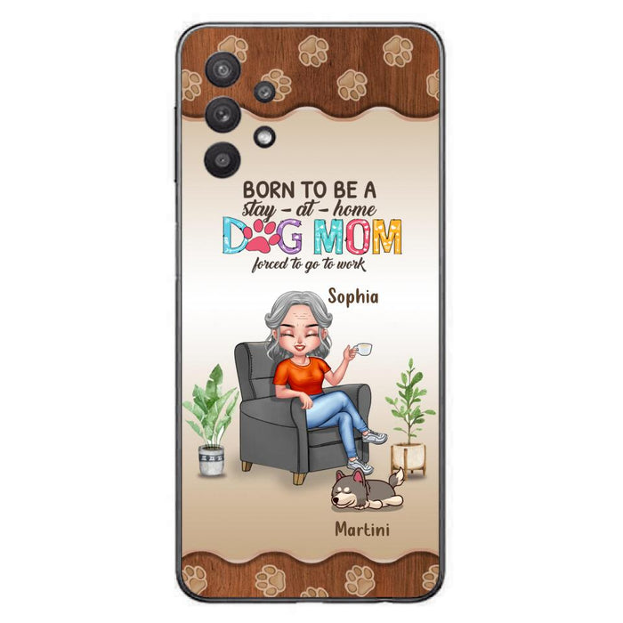 Custom Personalized Dog Mom Phone Case - Upto 4 Dogs - Retired Gift Idea For Mother - Dog Lover