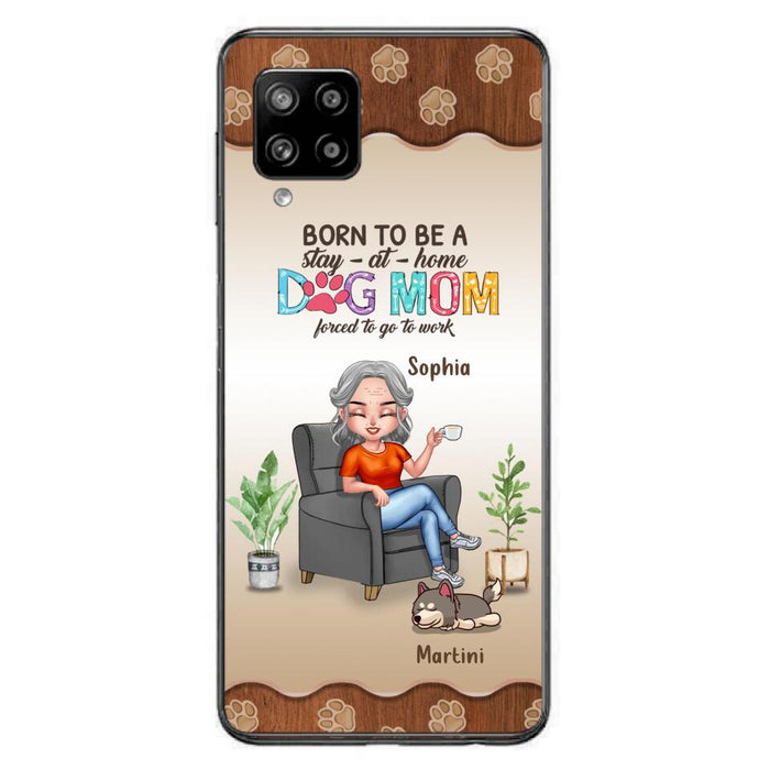 Custom Personalized Dog Mom Phone Case - Upto 4 Dogs - Retired Gift Idea For Mother - Dog Lover