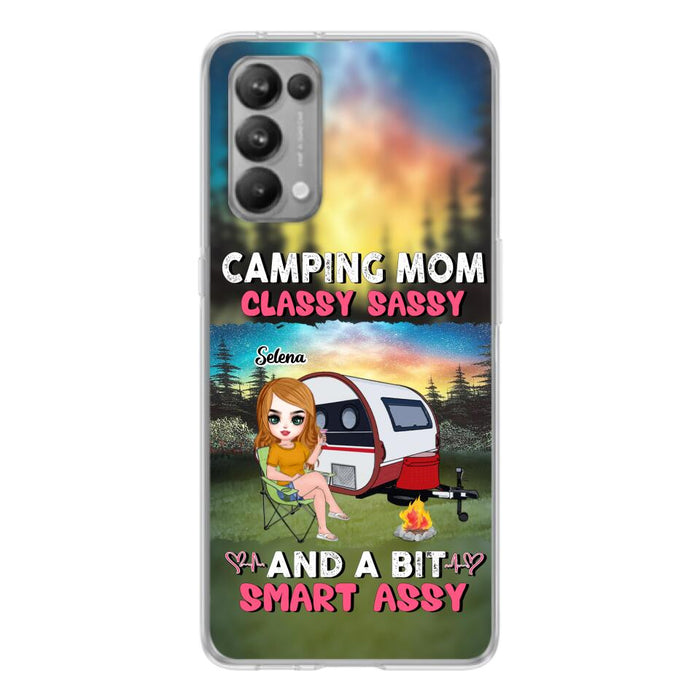 Custom Personalized Camping Mom Phone Case - Gift Idea For Camping Lover/ Mother's Day - Camping Mom Classy Sassy And A Bit Smart Assy - Case For Xiaomi, Oppo And Huawei