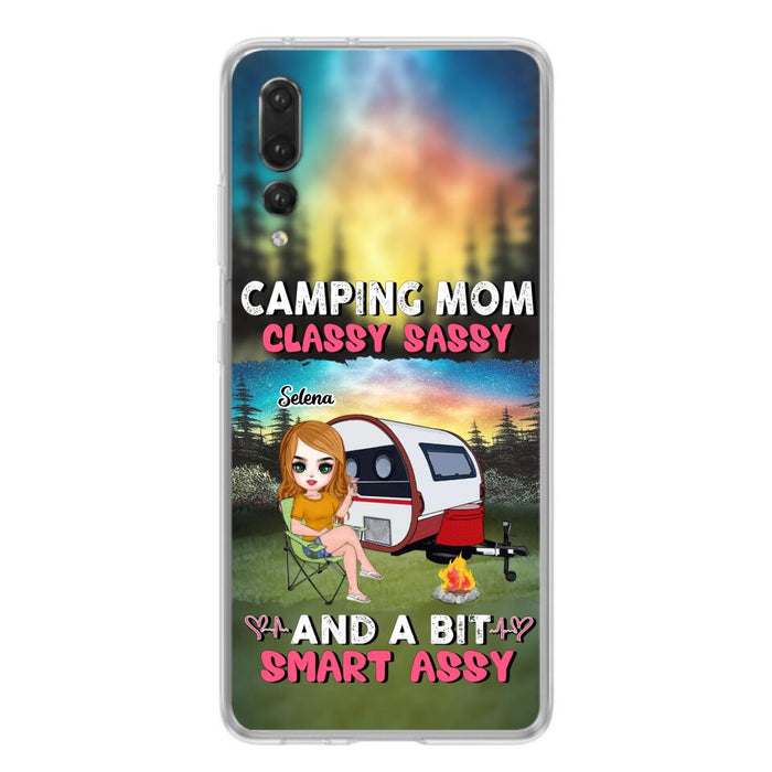 Custom Personalized Camping Mom Phone Case - Gift Idea For Camping Lover/ Mother's Day - Camping Mom Classy Sassy And A Bit Smart Assy - Case For Xiaomi, Oppo And Huawei