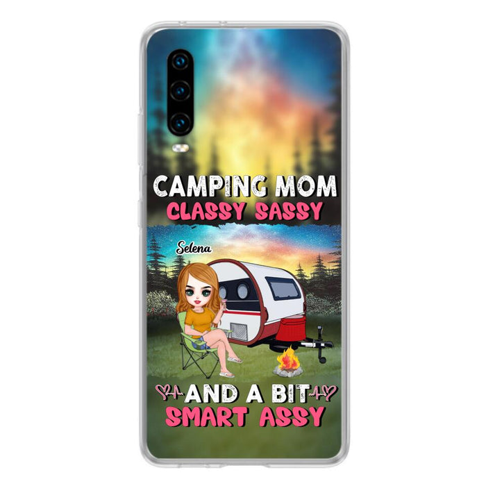 Custom Personalized Camping Mom Phone Case - Gift Idea For Camping Lover/ Mother's Day - Camping Mom Classy Sassy And A Bit Smart Assy - Case For Xiaomi, Oppo And Huawei