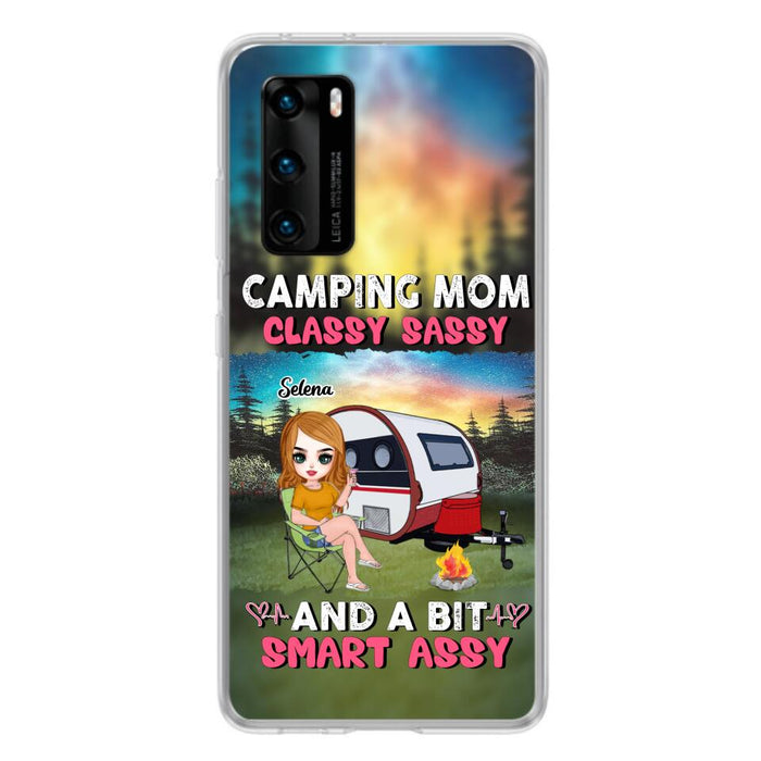 Custom Personalized Camping Mom Phone Case - Gift Idea For Camping Lover/ Mother's Day - Camping Mom Classy Sassy And A Bit Smart Assy - Case For Xiaomi, Oppo And Huawei