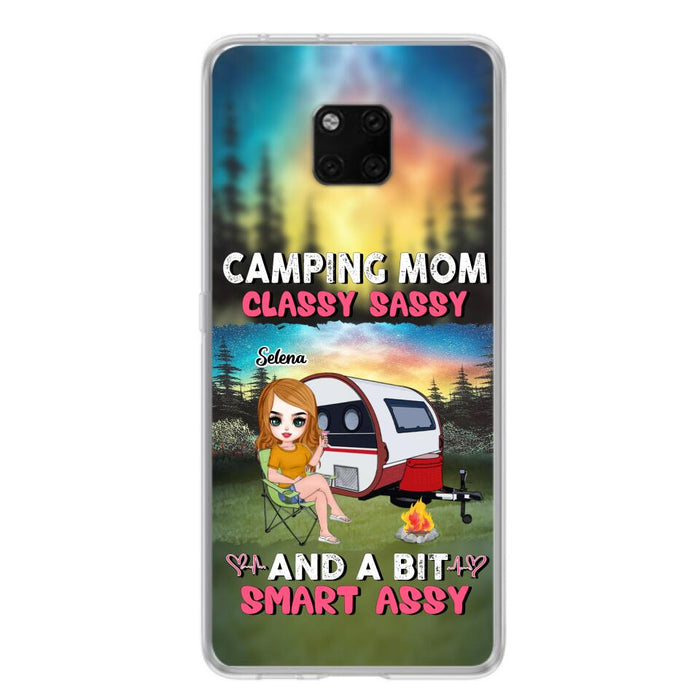 Custom Personalized Camping Mom Phone Case - Gift Idea For Camping Lover/ Mother's Day - Camping Mom Classy Sassy And A Bit Smart Assy - Case For Xiaomi, Oppo And Huawei