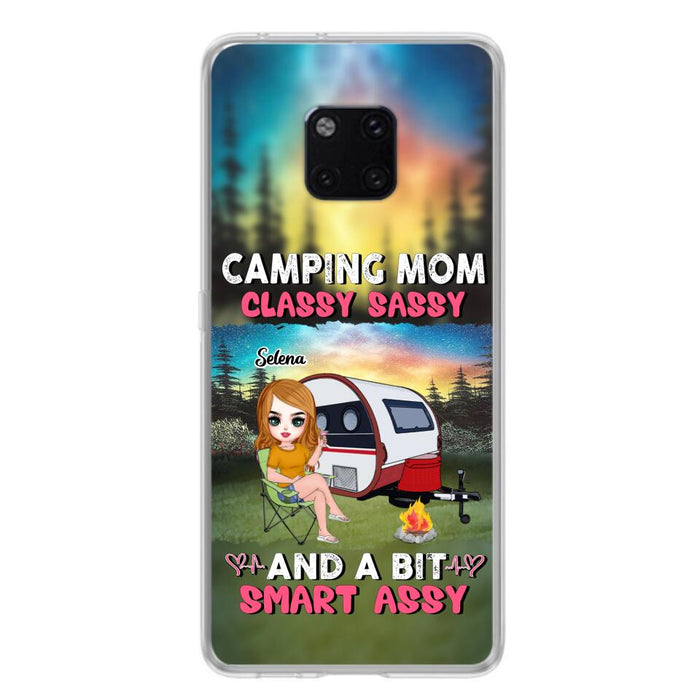 Custom Personalized Camping Mom Phone Case - Gift Idea For Camping Lover/ Mother's Day - Camping Mom Classy Sassy And A Bit Smart Assy - Case For Xiaomi, Oppo And Huawei