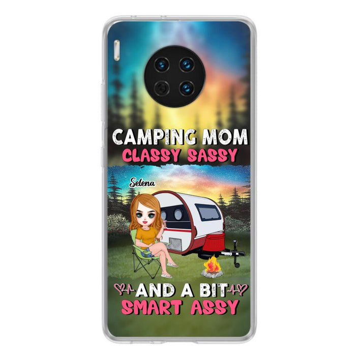 Custom Personalized Camping Mom Phone Case - Gift Idea For Camping Lover/ Mother's Day - Camping Mom Classy Sassy And A Bit Smart Assy - Case For Xiaomi, Oppo And Huawei