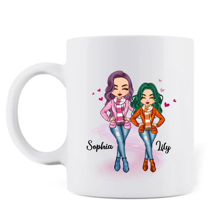 Custom Personalized Mother And Daughter Mug - Gift Idea For Mother's Day - Like Mother Like Daughter Oh Crap